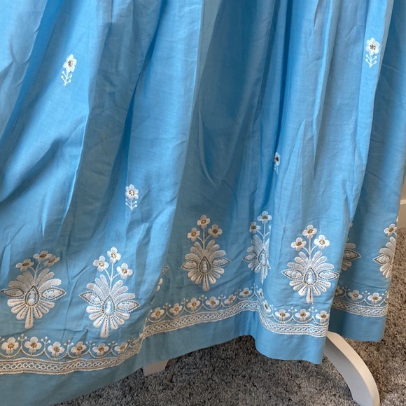 Designer Indian cotton Kurti top Nehra style cut embroidered - Picture 4 of 7